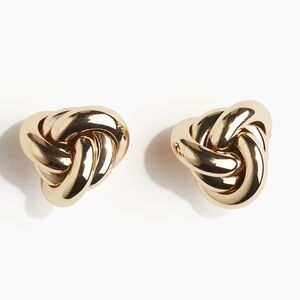 H&M Gold Twist Earrings